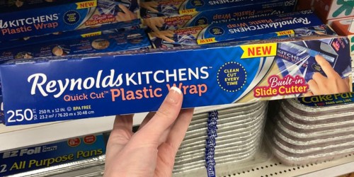 Reynolds Quick-Cut Plastic Wrap Only $1.79 at Target (Just Use Your Phone)
