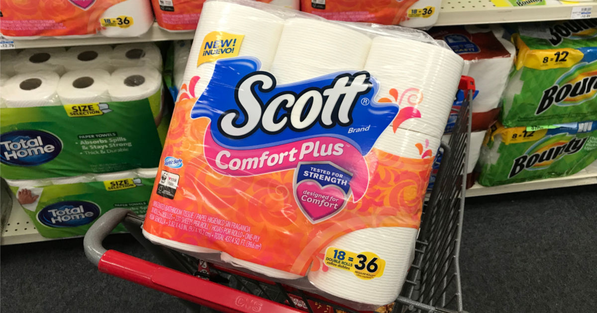 Scott Bath Tissue in cart 