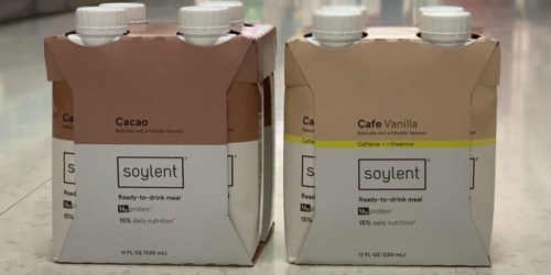 70% Off Soylent Ready to Drink Meals 4-Packs After Cash Back at Target