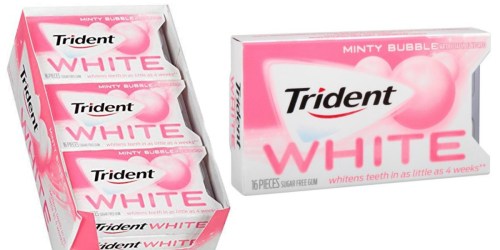 Amazon: Trident White Sugar Free Gum 9-Pack Just $5 Shipped (Only 56¢ Each)
