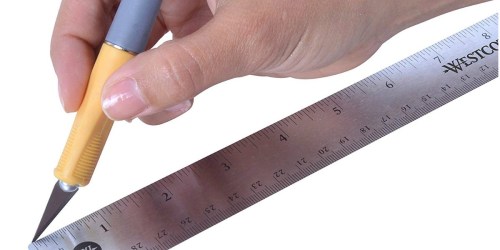 Westcott 15″ Stainless Steel Ruler w/ Non-Slip Cork Base Only 94¢