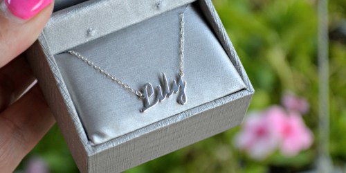 Zales Personalized Sterling Silver Necklace Just $19.99 Shipped (Regularly $89) + More