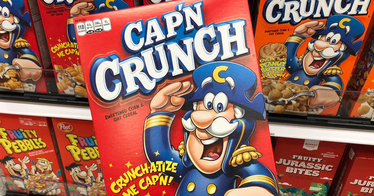 cap'n Crunch cereal 