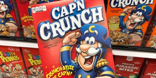 New $1/2 Quaker Cereals Coupon = Cap’n Crunch Cereal Just $1.49 at Walgreens | Starting 10/27