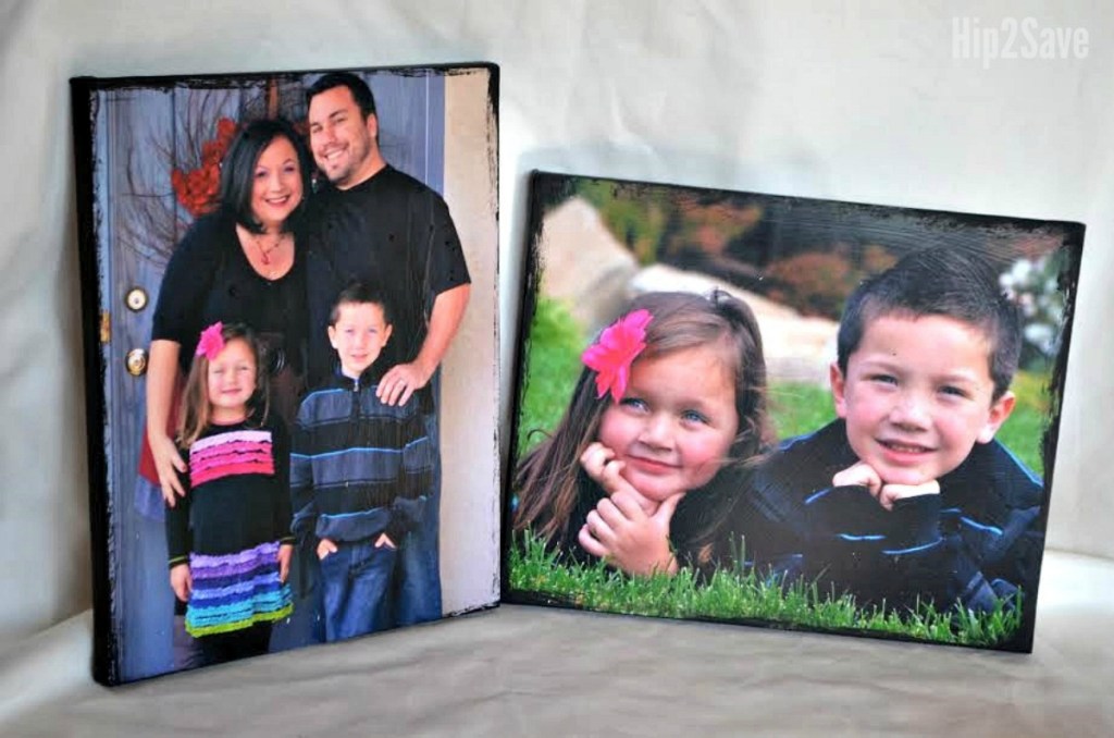 two photo canvas pictures