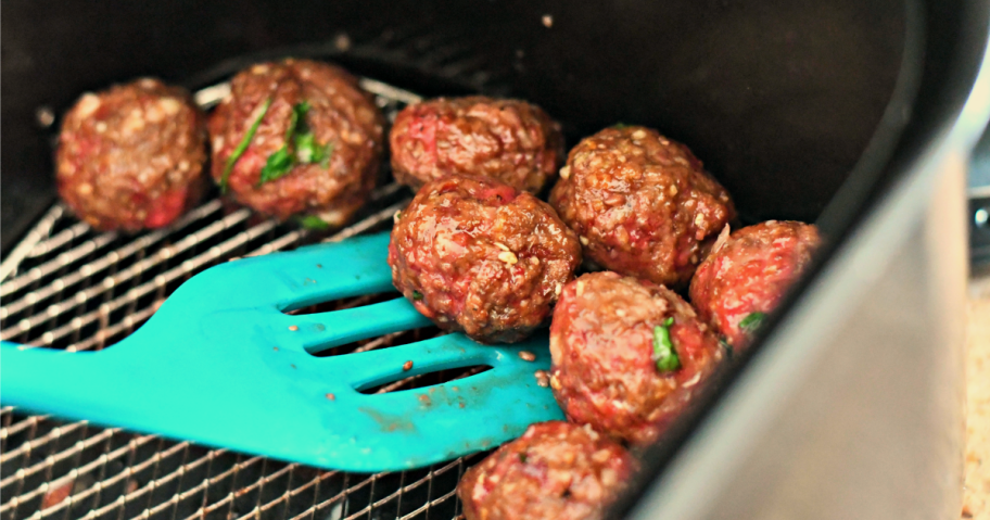 easy parmesean meatballs using the air fryer