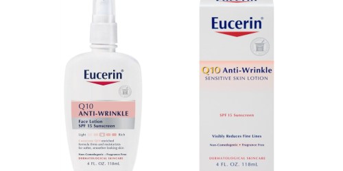 Amazon: Eucerin Q10 Anti-Wrinkle Sensitive Skin Lotion Only $5.81 Shipped