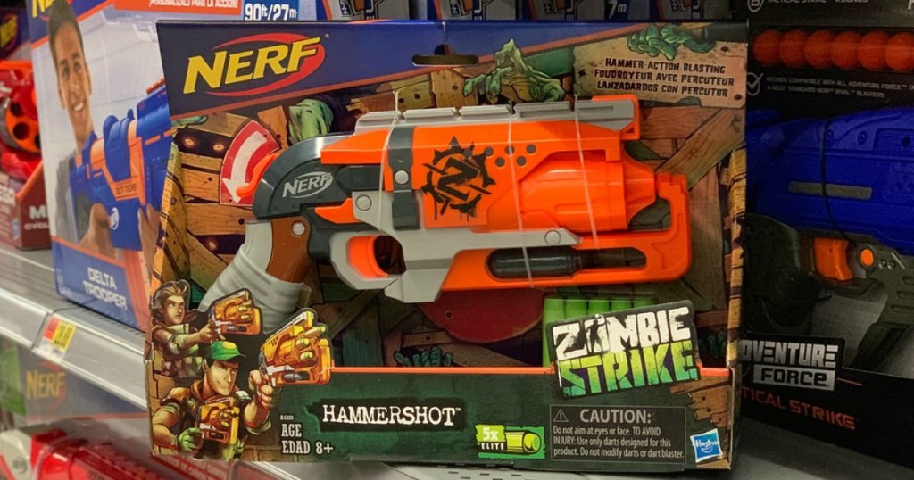 nerf zombie strike hammershot in store