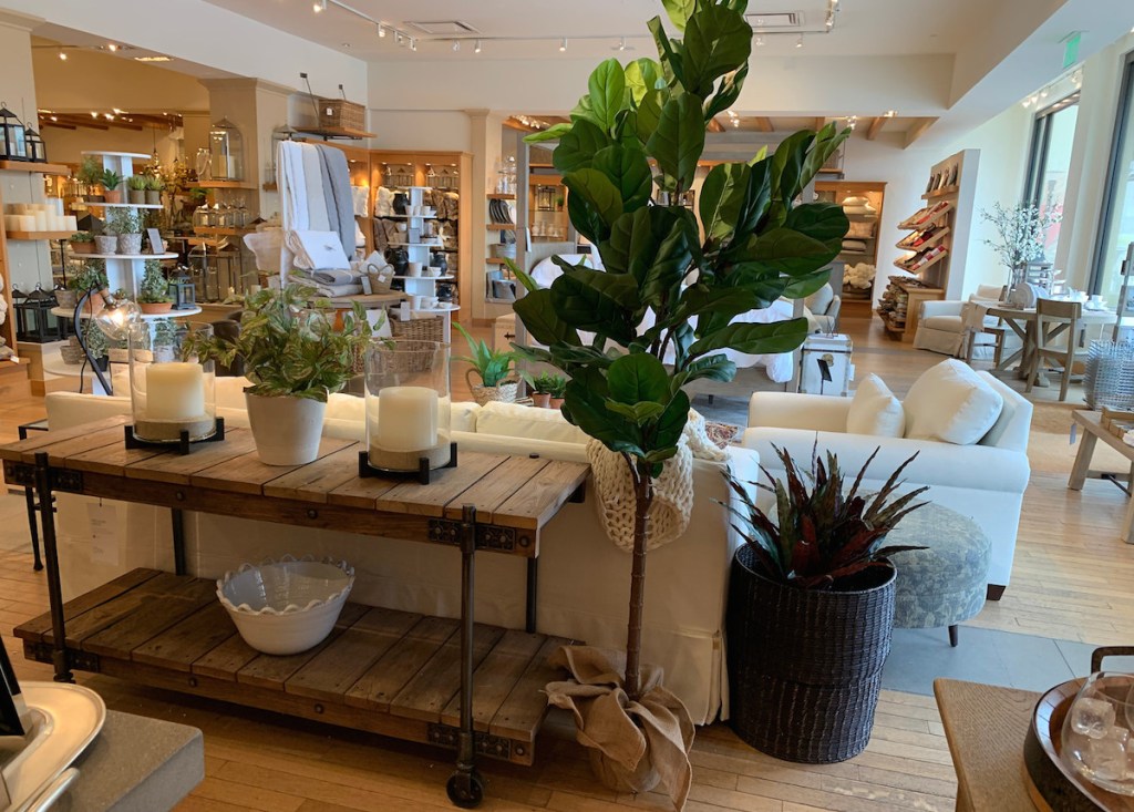 pottery barn copycat post - pottery barn faux fiddle leaf fig tree 