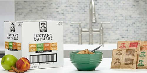 Quaker Instant Oatmeal 48-Count Packs as Low as $8.15 Shipped on Amazon (Just 17¢ Per Packet)