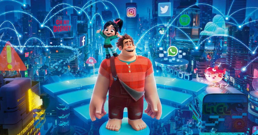 Ralph Breaks the Internet movie scene