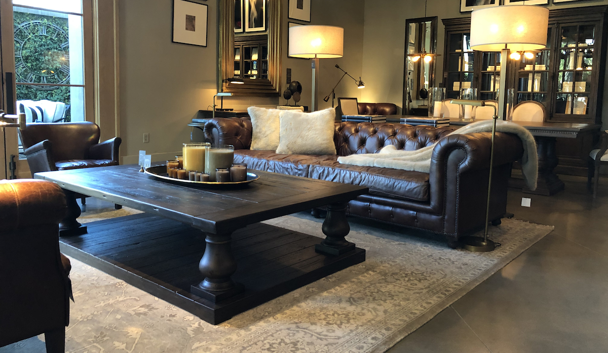 Restoration Hardware copycat items – restoration hardware salvaged wood coffee table dark wood