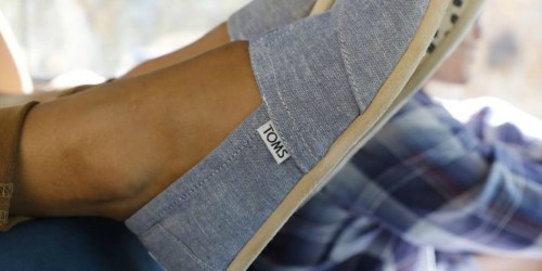 TOMS Men’s & Women’s Shoes as Low as $19.49 (Regularly $60+)
