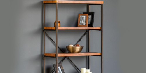 4-Tier Industrial Bookshelf Only $79.99 Shipped (Regularly $222)