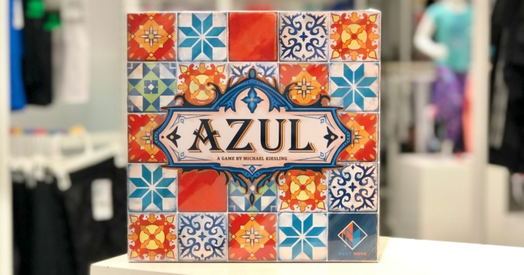 Azul board game on counter