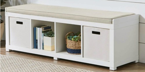 Better Homes & Gardens 4-Cube Organizer Storage Bench Only $59.99 Shipped (Regularly $100)