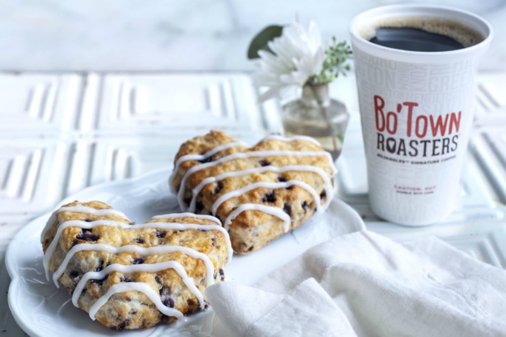 Bojangles heart shaped biscuits