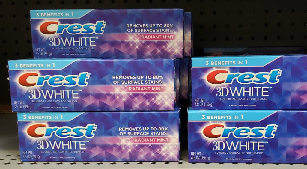 Crest 3D White Radiant Mint Toothpaste