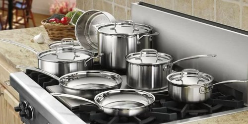 Amazon: Cuisinart Stainless Steel 8-Piece Cookware Set Only $99.99 Shipped (Regularly $160)