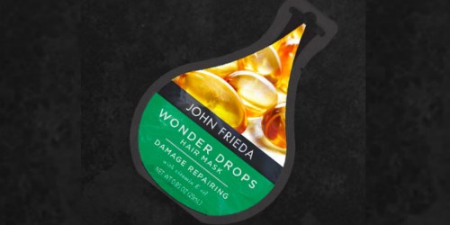 FREE John Frieda Wonder Drops Hair Mask Printable Coupon