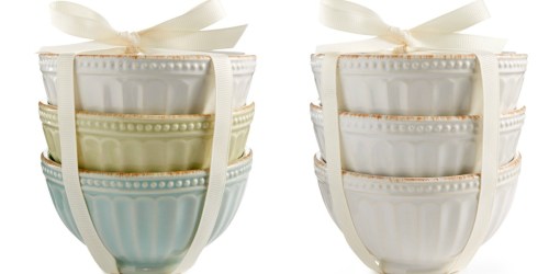 Lenox Stoneware 3-Piece Mini Bowl Set Only $5 (Regularly $15) at Macy’s & More