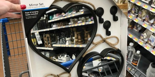Mainstays 3-Piece Heart Mirror Set Just $14.98 at Walmart