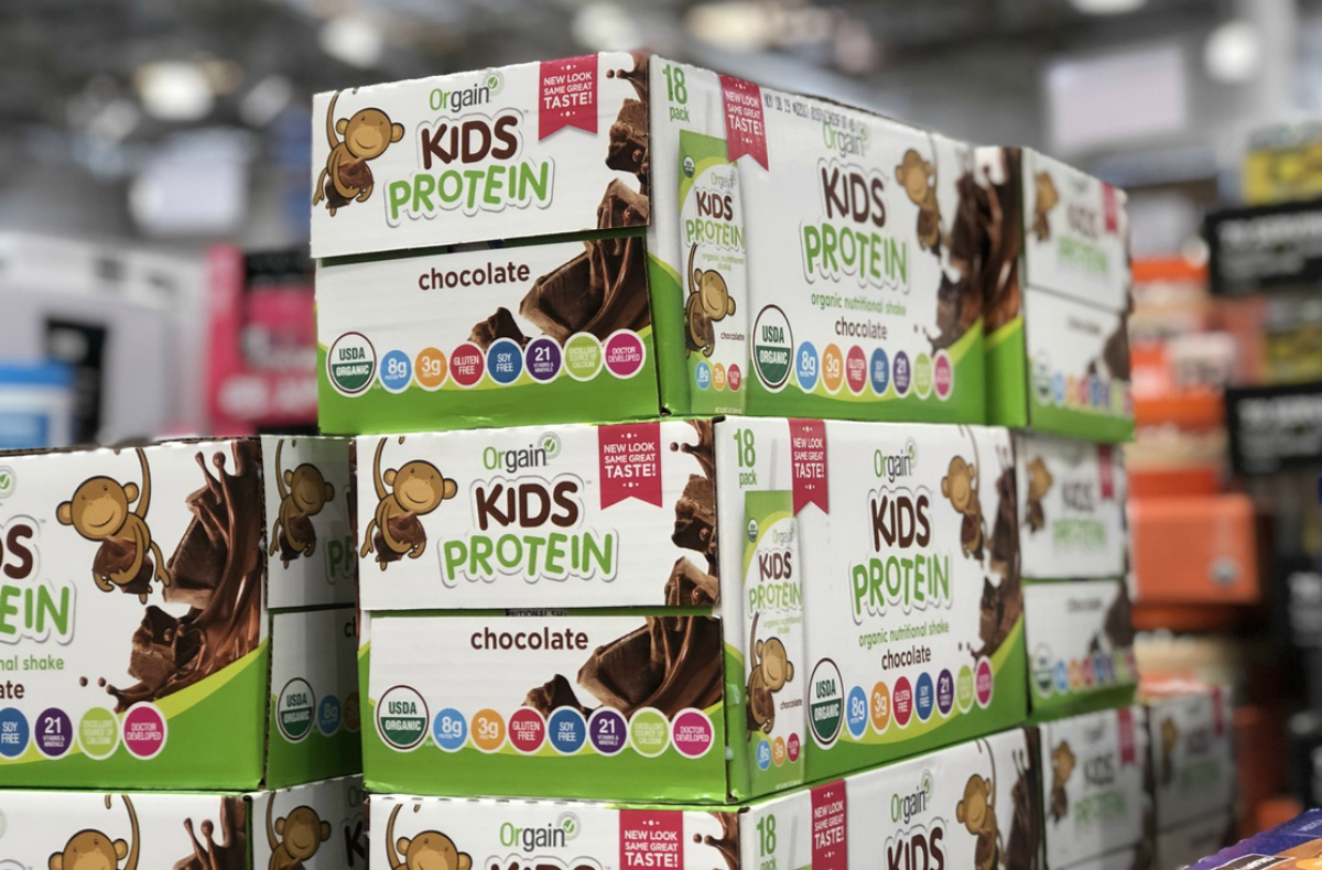 Orgain Kids protein shakes at Costco