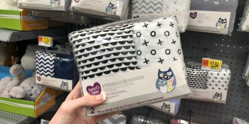 Parent’s Choice Fitted Crib Sheets 2-Pack Only $12.84 at Walmart + More Baby Bedding Essentials