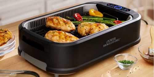 Power Smokeless Indoor Electric Grill w/ Griddle Plate as Low as $92 Shipped at QVC