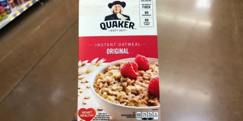 Quaker Instant Oatmeal 48-Count Pack Only $6 Shipped on Amazon