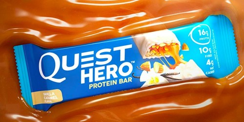 Amazon: Quest Hero Gluten-Free Protein Bars 10-Pack as Low as $8 Shipped (83¢ Per Bar)