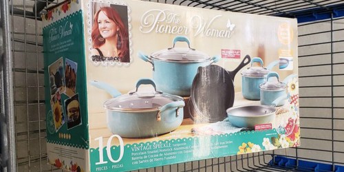 The Pioneer Woman 10-Piece Cookware Set Possibly Only $25 (Regularly $89) at Walmart