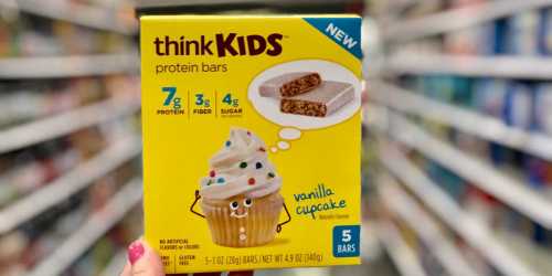 Up to 50% Off thinkKids Protein Bars & thinkThin Oatmeal at Target