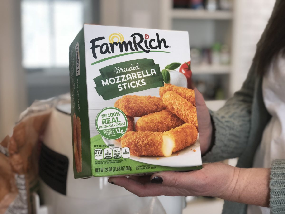 farm rich mozzarella sticks in the air fryer 