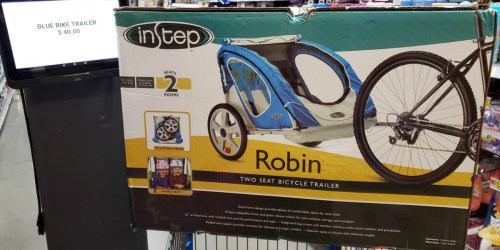 InStep 2-Seat Bicycle Trailer Possibly Just $40 at Walmart (Regularly $129)