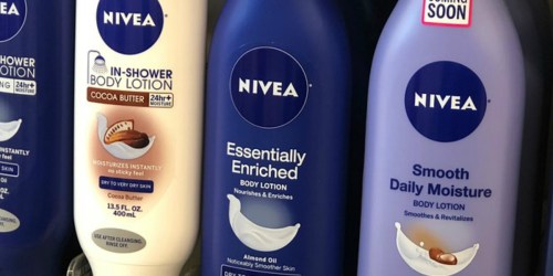 High Value $4/2 Nivea Coupon = Body Lotion Only 49¢ After CVS Rewards (Regularly $5)