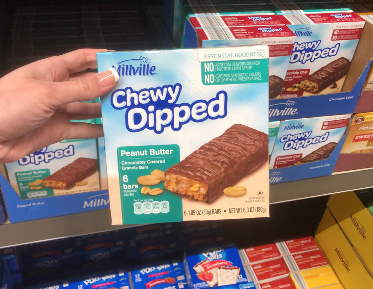 chewy dipped granola bars Aldi