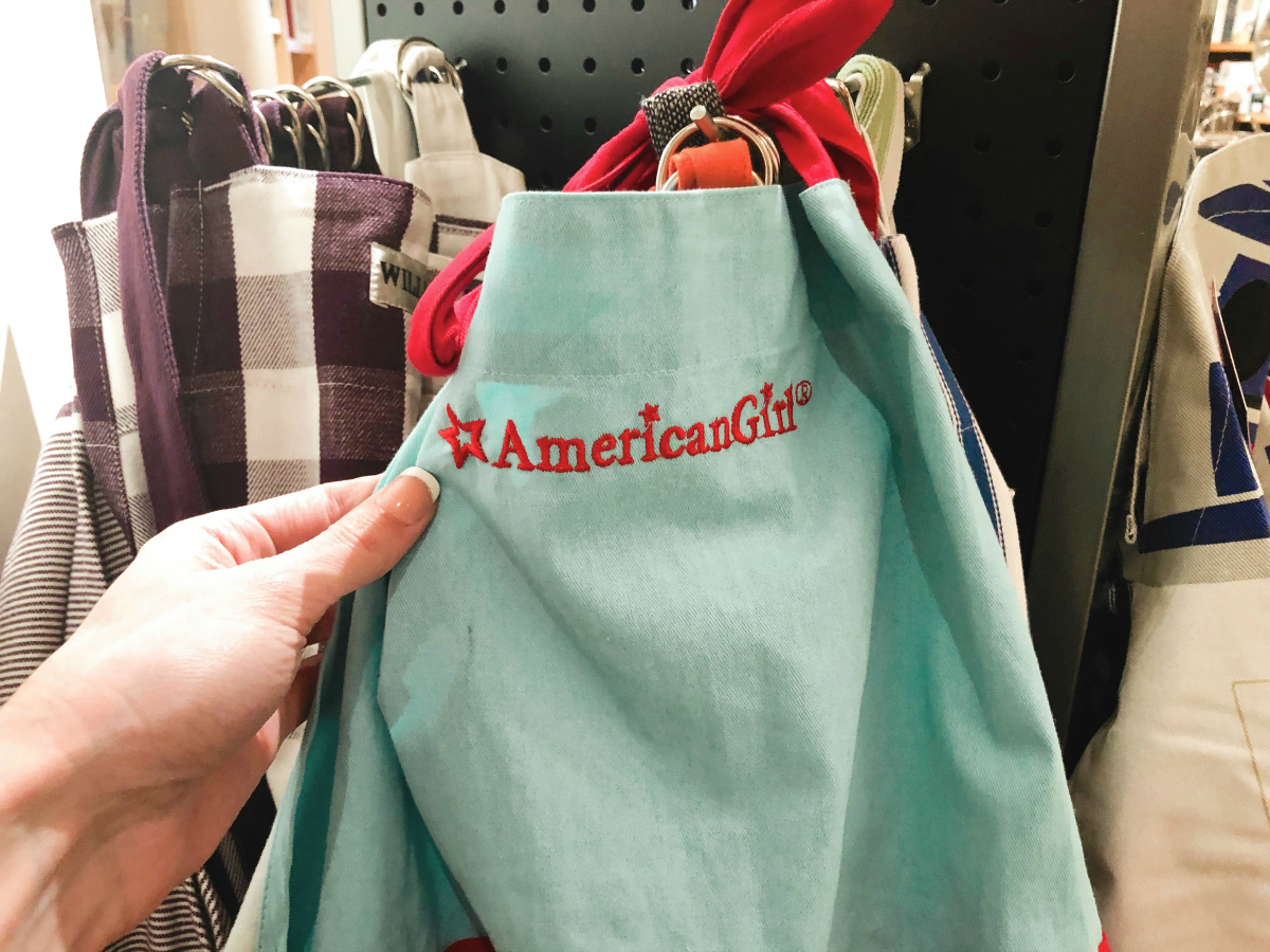 American Girl apron at Williams-Sonoma