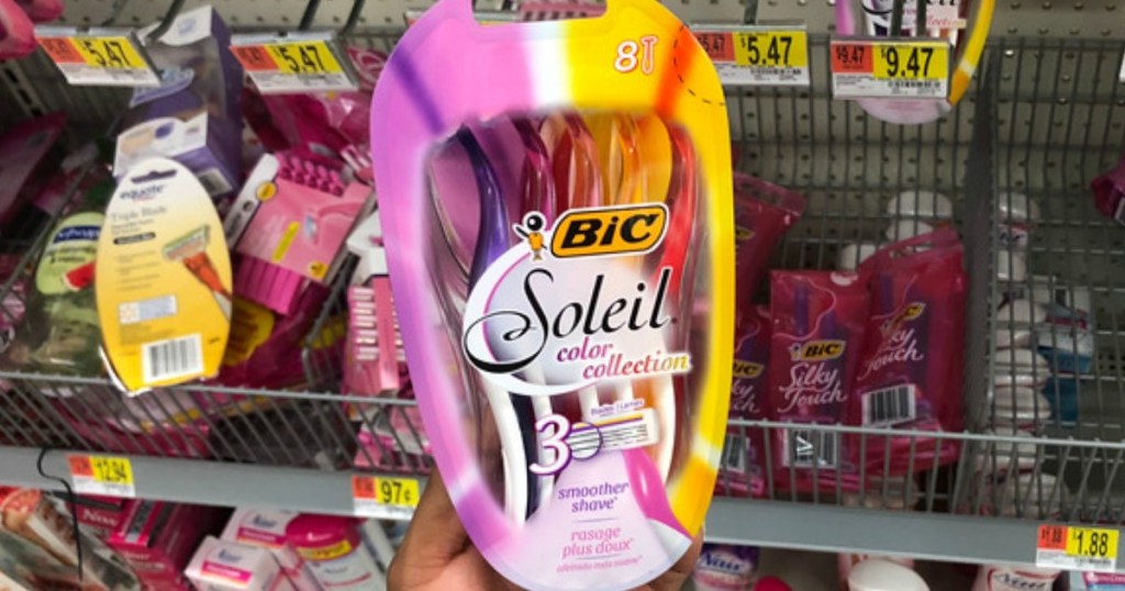 bic Soleil razors at walmart