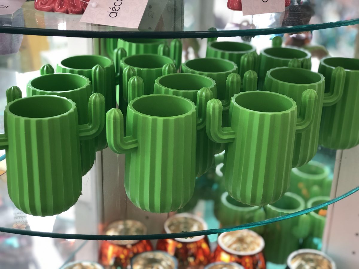 cactus plastic mugs at Dollar Tree