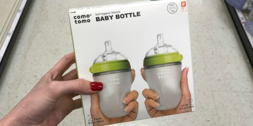 Amazon: Comotomo 8oz Baby Bottle Twin Pack Just $17.99 (Only $8.99 Each) + More