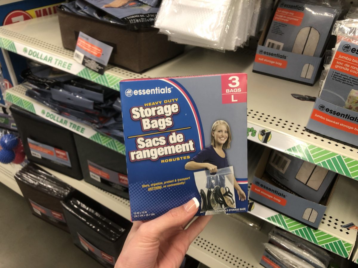 storage bags at dollar tree