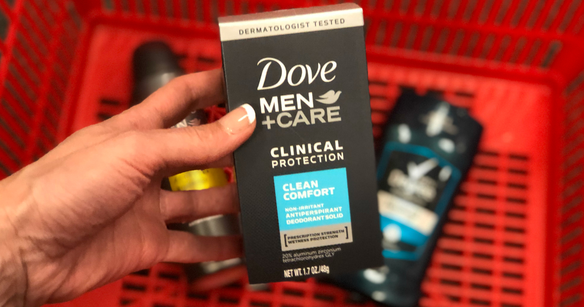 Dove and Degree products in a CVS basket