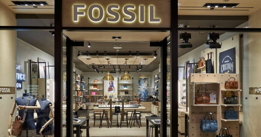 fossil store in mall