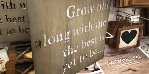 Grow Old Wall Art Only $8.50 at Michaels.com (Regularly $21)