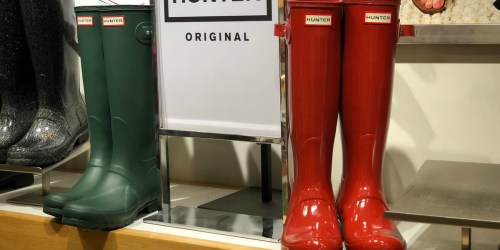 Hunter Women’s Rain Boots Only $53.99 (Regularly $100)