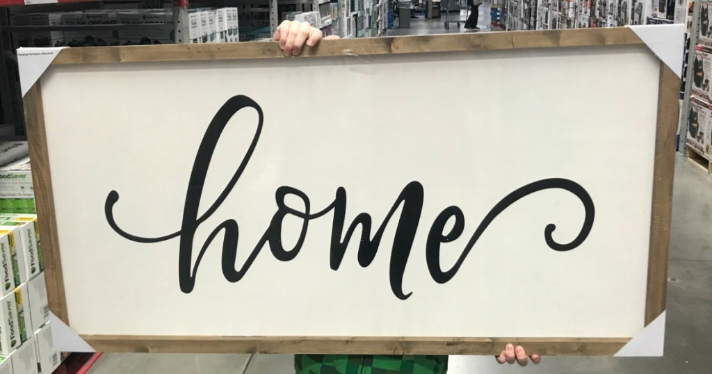 Farmhouse home sign 