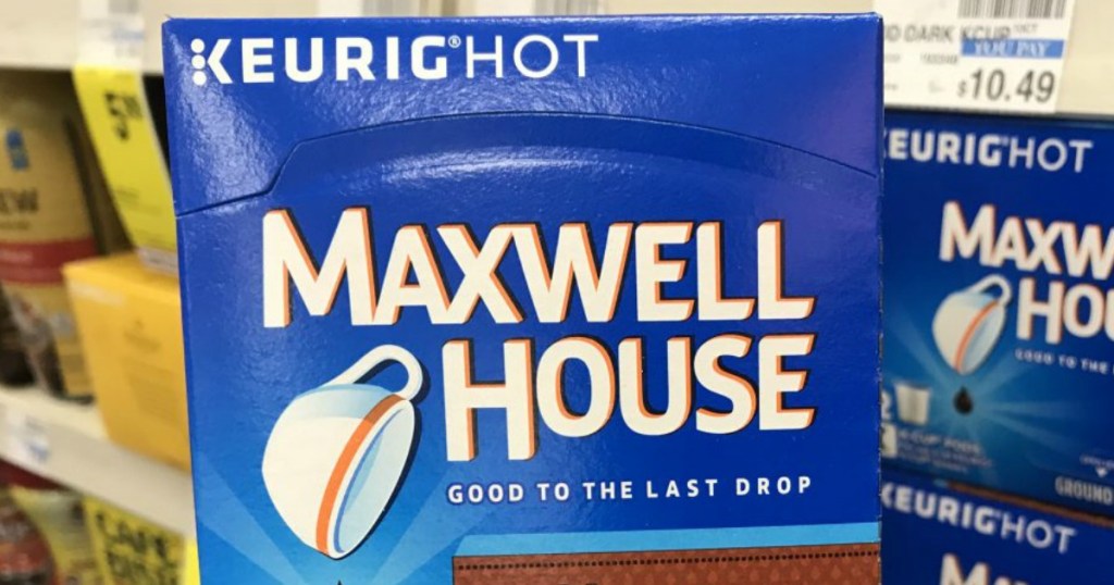 maxwell house k-cup pods