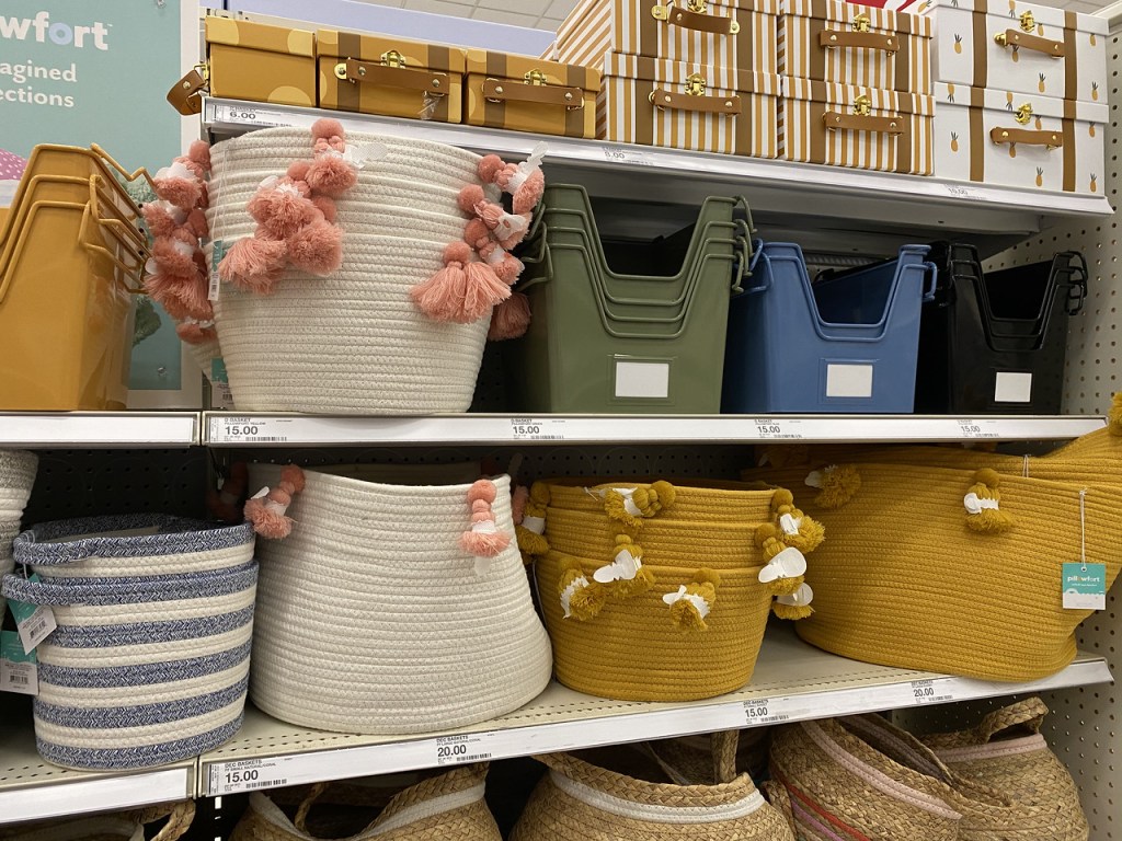 Pillowfort Pom Baskets