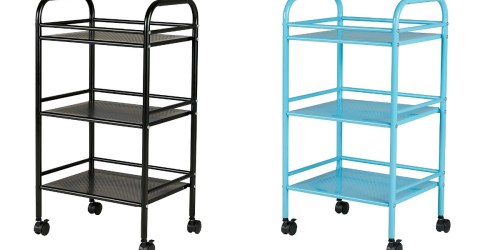 Staples 3-Shelf Rolling Carts as Low as $8.64 (Regularly $32)